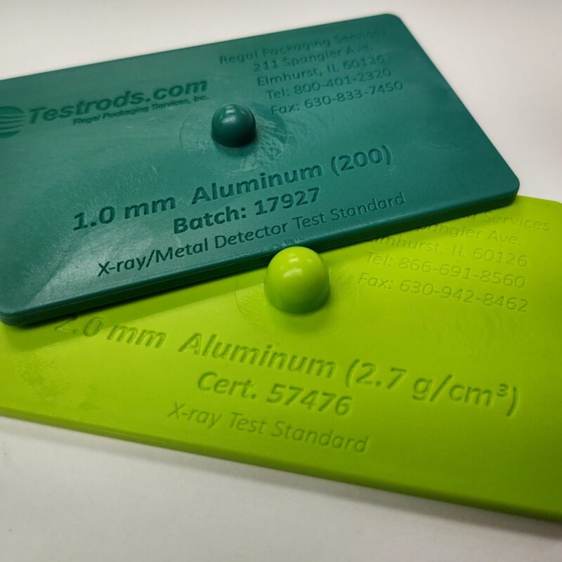 Acetal Aluminum Test Cards