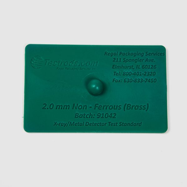 Acetal Test Cards - Aluminum