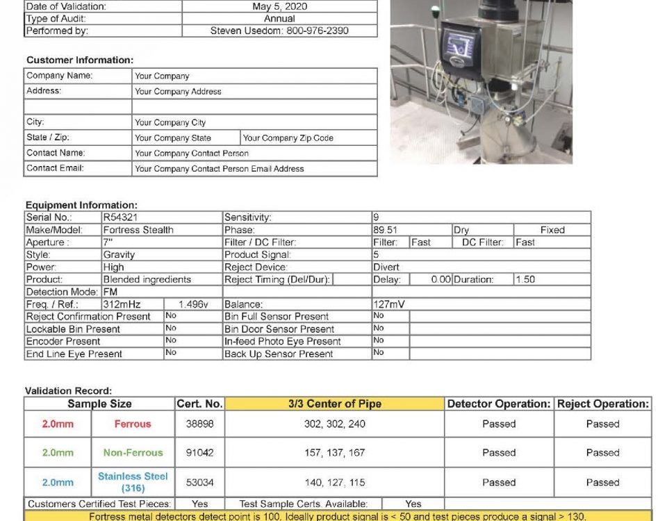 Metal Detector Test