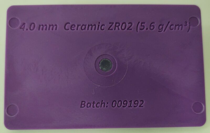 Purple Ceramic ZrO2 Acetal Card