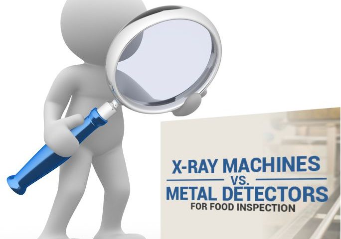 metal detection or x-ray inspection