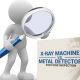 metal detection or x-ray inspection