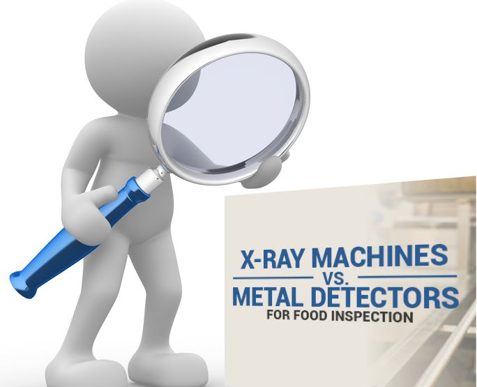 metal detection or x-ray inspection