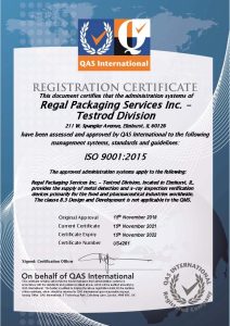 ISO Certificate