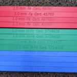 0.5in x 34in Testrods with 0.25in Hole on End-Engraving