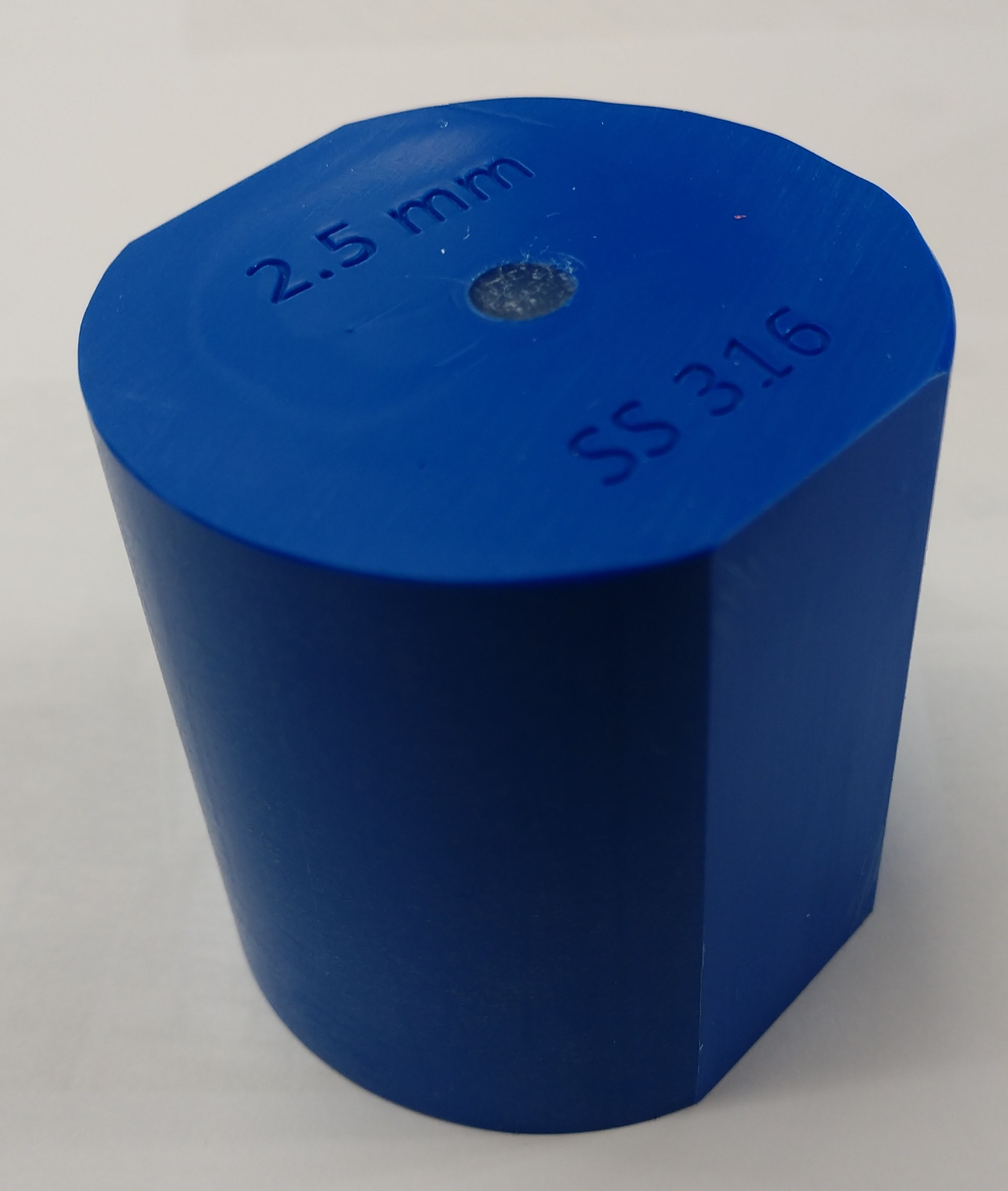 Cylinder with flat sides